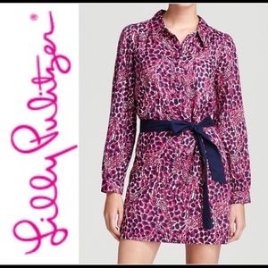 Lilly Pulitzer, Gigi Giraffe Dress, 100% cotton, 4
